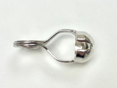 ボールチェーン用Aカップリング 真鍮ニッケルメッキ2