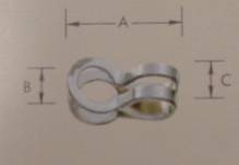 ボールチェーン用BFカップリング 寸法